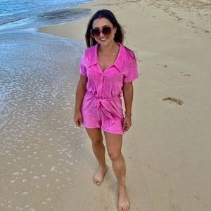 ASOS DESIGN Jersey Toweling Beach Romper